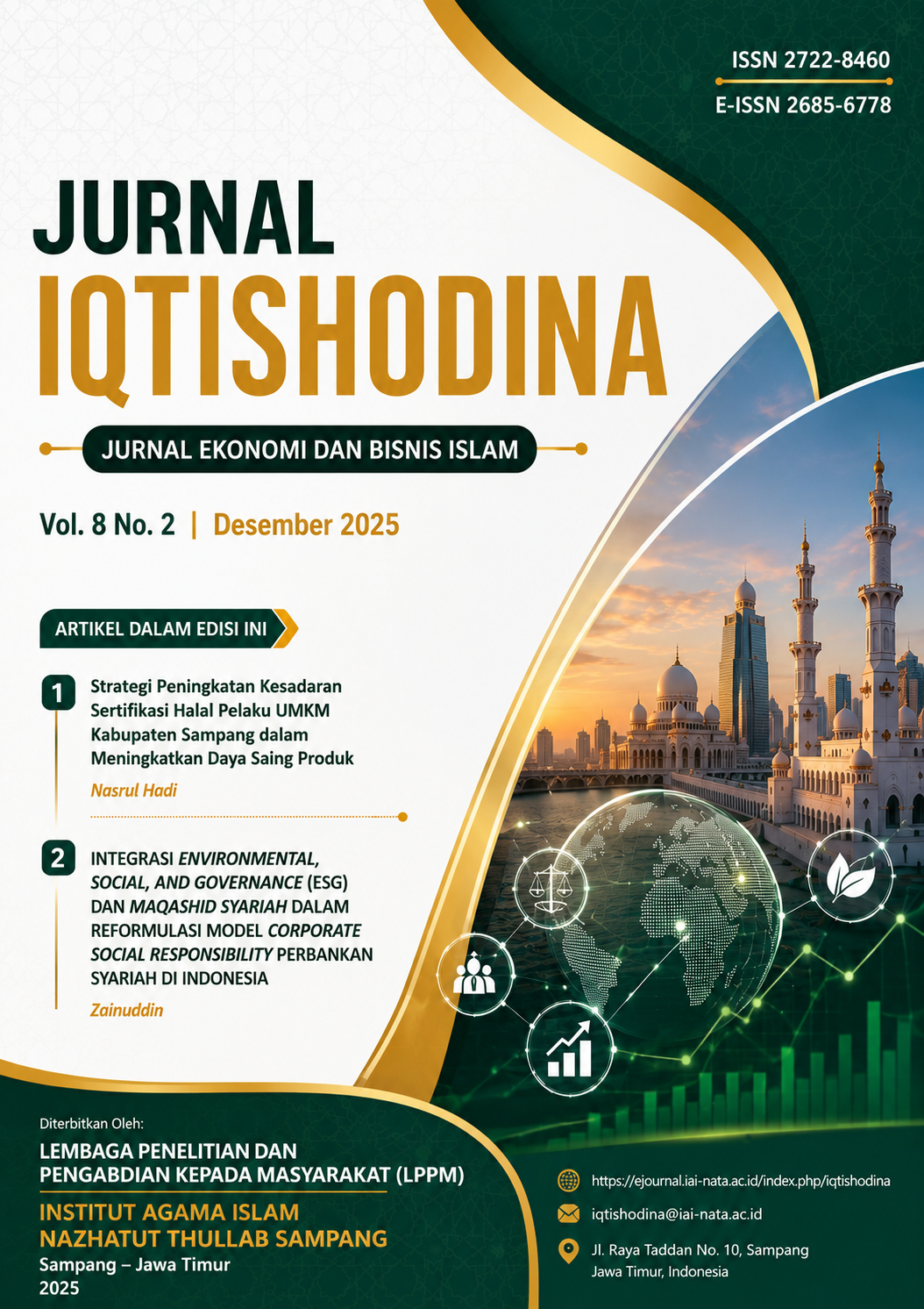 ESG; Maqashid Syariah; Corporate Social Responsibility; Perbankan Syariah; Ekonomi  Hijau